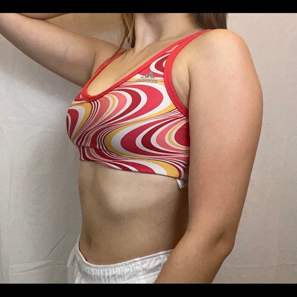 Adidas Swirly Sports Bra Bikini Top - Picture 2 of 4